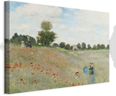 Paveikslas Claude Monet - Aguonų laukas prie Aržantėjaus