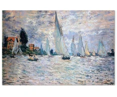 Paveikslas Claude Monet - Burvaltės, regata Aržantėjuje