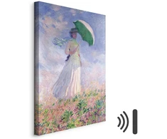 Paveikslas Claude Monet - Moteris su skėčiu, žvelgianti į dešinę