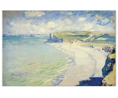 Paveikslas Claude Monet - Paplūdimys Pourville