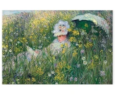 Paveikslas Claude Monet - Pievoje