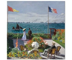 Paveikslas Claude Monet - Terasa Sainte-Adresse