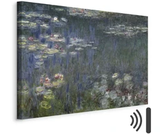 Paveikslas Claude Monet - Vandens lelijos. Žali atspindžiai