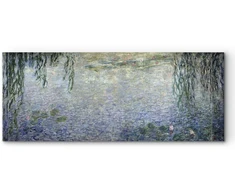 Paveikslas Claude Monet - Vandens lelijos. Giedras rytas su gluosniais
