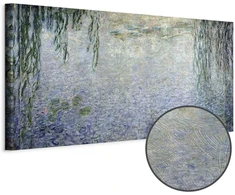Paveikslas Claude Monet - Vandens lelijos. Giedras rytas su gluosniais