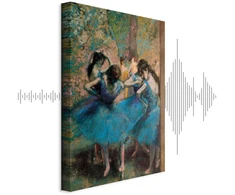 Paveikslas Edgar Degas - Mėlynos šokėjos