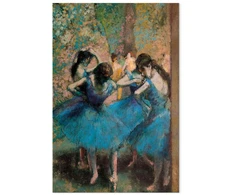 Paveikslas Edgar Degas - Mėlynos šokėjos