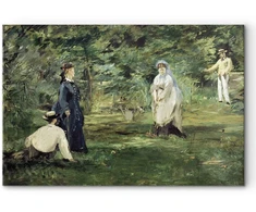 Paveikslas Edouard Manet - Kroketo vakarėlis Paryžiuje