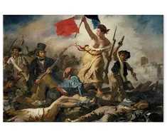 Paveikslas Eugène Delacroix - Laisvė vedanti žmones