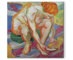 Paveikslas Franz Marc - Aktas su kate