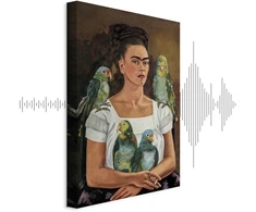 Paveikslas Frida Kahlo - Aš ir mano papūgos