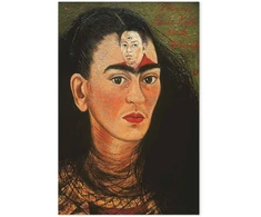 Paveikslas Frida Kahlo - Diego ir aš