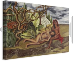 Paveikslas Frida Kahlo - Du nuogi kūnai miške (Pati žemė)
