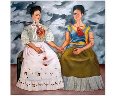 Paveikslas Frida Kahlo - Dvi Fridos