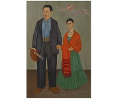 Paveikslas Frida Kahlo - Frida ir Diego Rivera