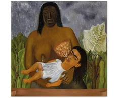 Paveikslas Frida Kahlo - Mano auklė ir aš