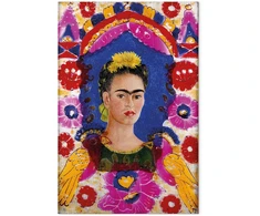 Paveikslas Frida Kahlo - Rėmas (autoportretas)