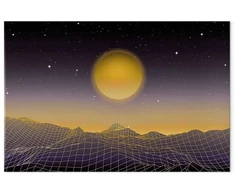Paveikslas Futuristinis peizažas III