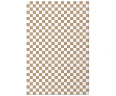 Paveikslas - Geometrija ir rusvi tonai - šachmatų lentos motyvas