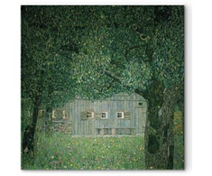 Paveikslas Gustav Klimt - Aukštutinės Austrijos valstiečio namas