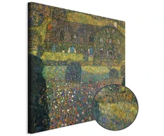 Paveikslas Gustav Klimt - Kaimo namas prie Aterzė ežero