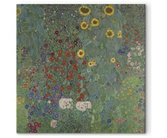 Paveikslas Gustav Klimt - Ūkio sodas su saulėgrąžomis