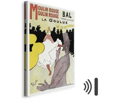Paveikslas Henri de Toulouse-Lautrec - Moulin Rouge: La Goulue