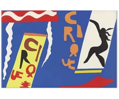 Paveikslas Henri Matisse - Cirkas (iš Jazz)