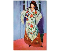 Paveikslas Henri Matisse - Madam Matisse su Manilos skara