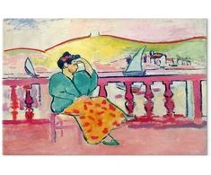 Paveikslas Henri Matisse - Moteris terasoje