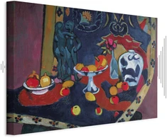 Paveikslas Henri Matisse - Natiurmortas su vaisiais ir bronzine statulėle