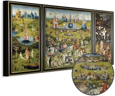 Paveikslas Hieronymus Bosch - Žemiškųjų malonumų sodas