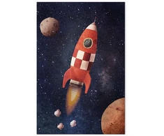 Paveikslas Į nežinomybę su raketa