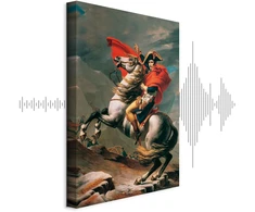 Paveikslas Jacques Louis David - Napoleonas kerta Alpes