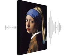 Paveikslas Jan Vermeer - Mergina su perlo auskaru