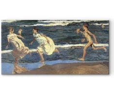 Paveikslas Joaquín Sorolla y Bastida - Bėgimas paplūdimiu
