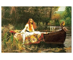 Paveikslas John William Waterhouse - Šaloto dama
