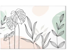 Paveikslas Pastelinė linijinė grafika