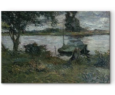 Paveikslas Paul Gauguin - Upės krantas
