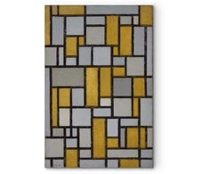Paveikslas Piet Mondrian - Kompozicija su tinkleliu 19