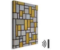 Paveikslas Piet Mondrian - Kompozicija su tinkleliu 19