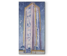 Paveikslas Piet Mondrian - Švyturys prie Westkapelle