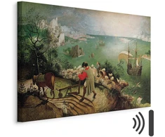 Paveikslas Pieter Bruegel Vyresnysis - Peizažas su Ikaro žūtimi