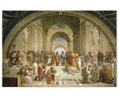 Paveikslas Raphael - Atėnų mokykla