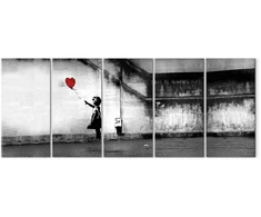 Paveikslas Skrendantis balionas (Banksy)