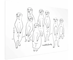 Paveikslas - Surikatų šeima
