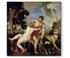 Paveikslas Titian - Venera ir Adonis