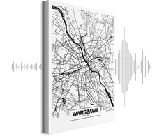 Paveikslas Varšuvos miesto planas