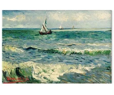 Paveikslas Vincent van Gogh - Jūros peizažas Sen Mari de la Mer