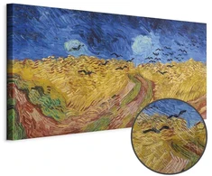 Paveikslas Vincent van Gogh - Kviečių laukas su varnomis